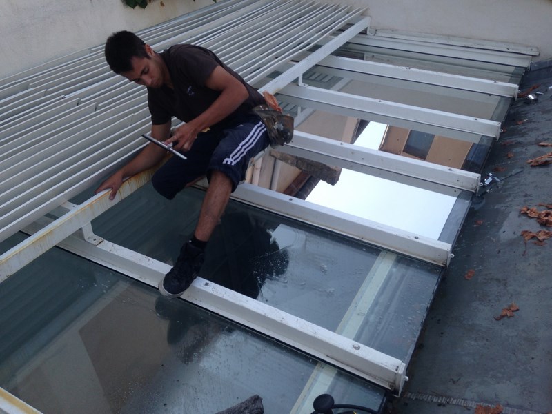 protection solaire veranda