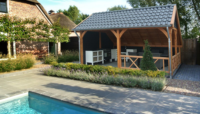tuinhuis veranda garage