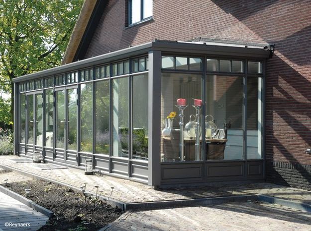 veranda adossÃ©e mur