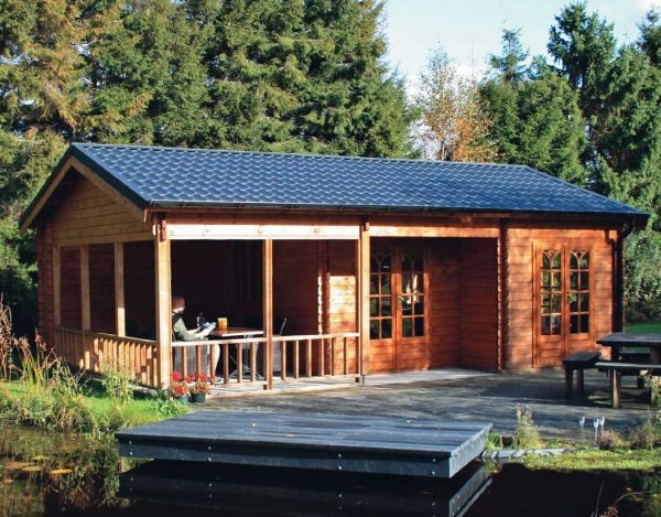 veranda magazine log cabin