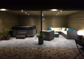 jacuzzi onder veranda
