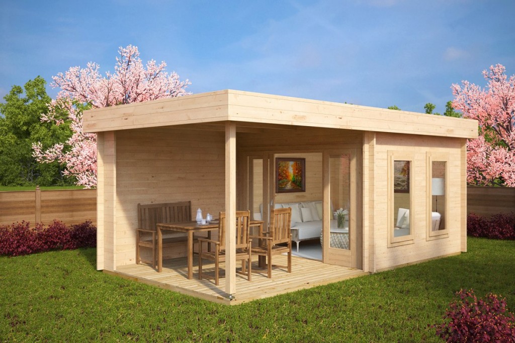 veranda de jardin