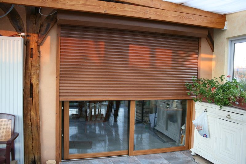 volets veranda bois