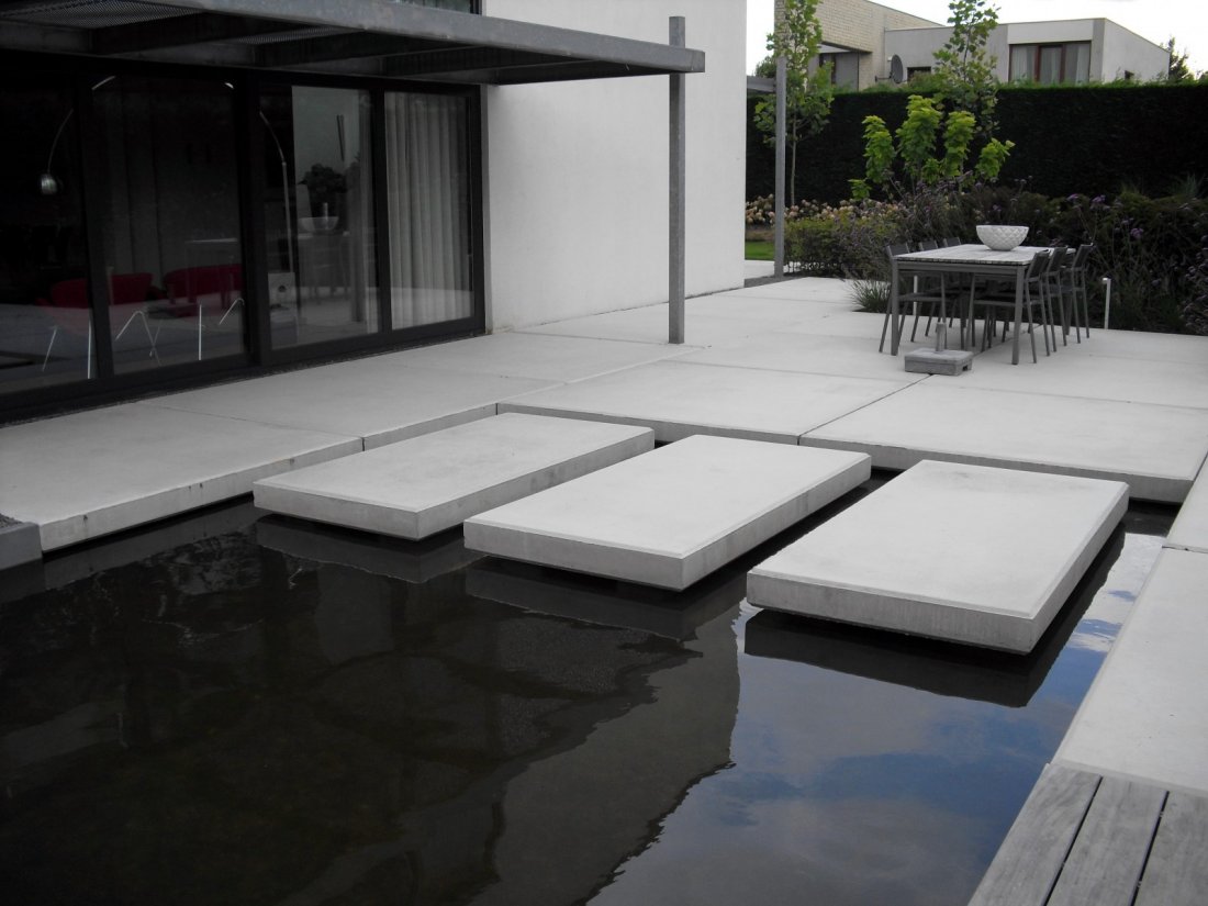 betonplaat veranda