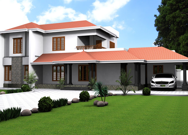 veranda design in kerala