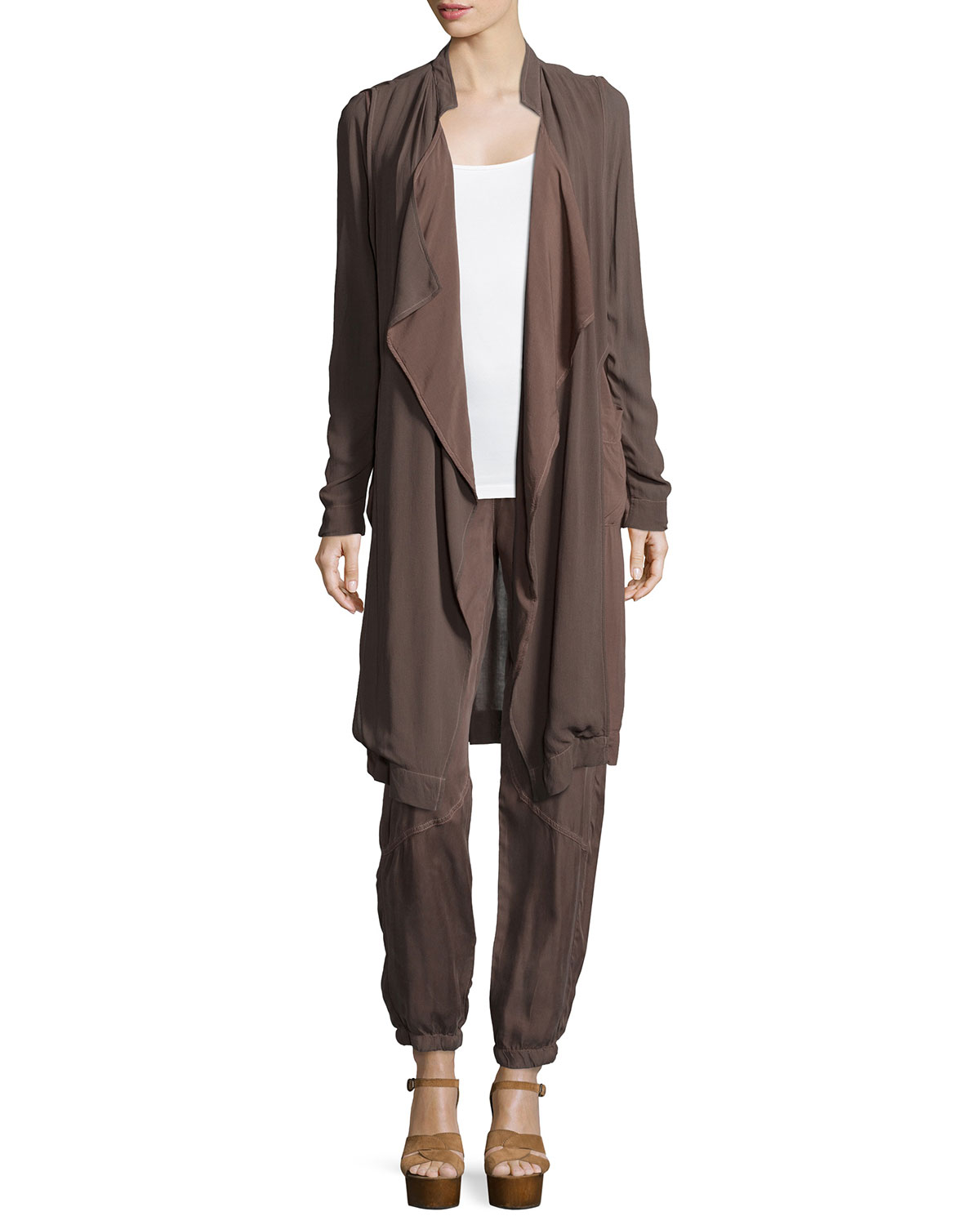 xcvi veranda combo draped jacket