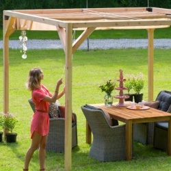 veranda pergola bois