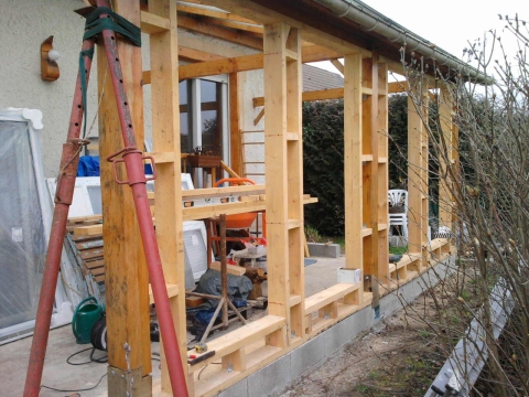 reparer une veranda en bois