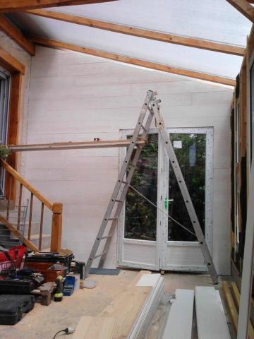 veranda en lambris