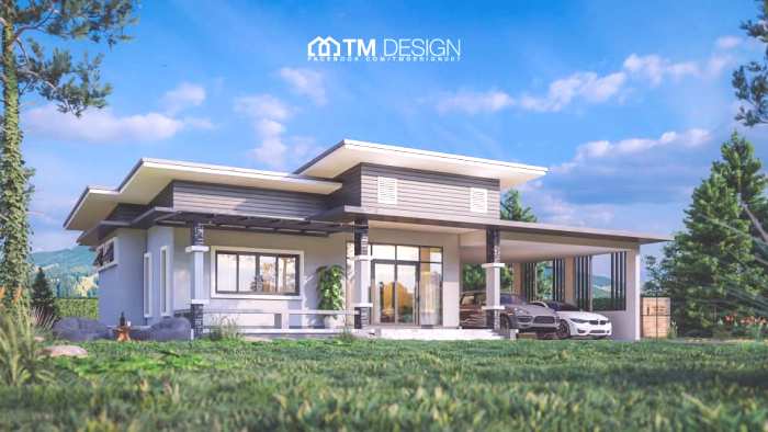 veranda tres moderne