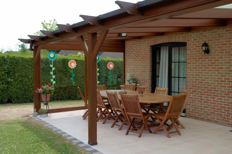 belle veranda bois