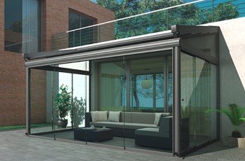 retractable glass veranda