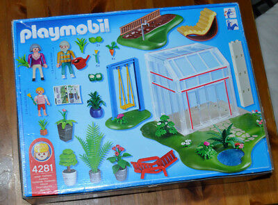 veranda et jardin playmobil 4281