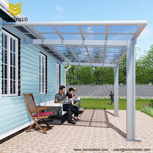 polycarbonate transparent veranda
