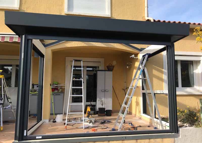veranda rideau epure