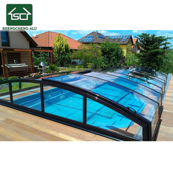 veranda retractable pool cover