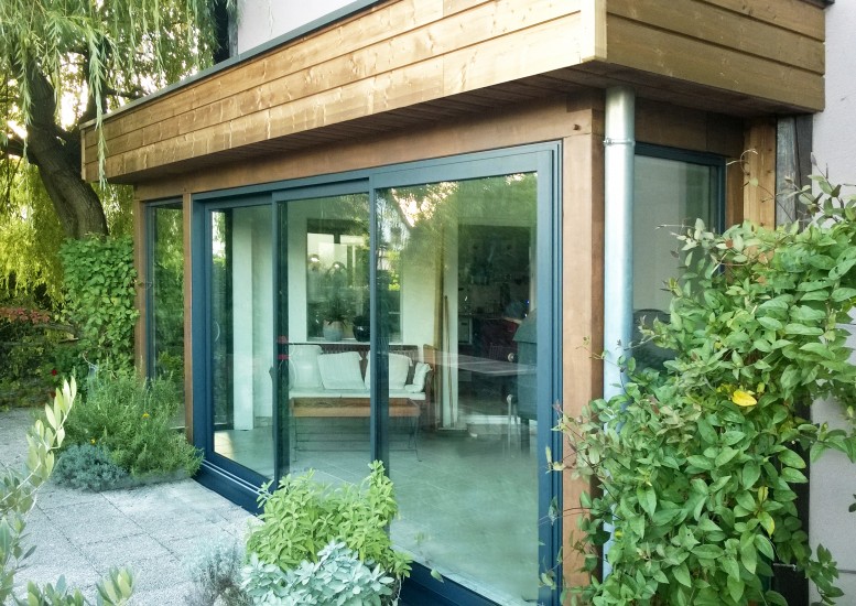 veranda bois alsace