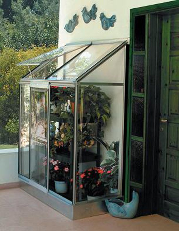 veranda chalet jardin
