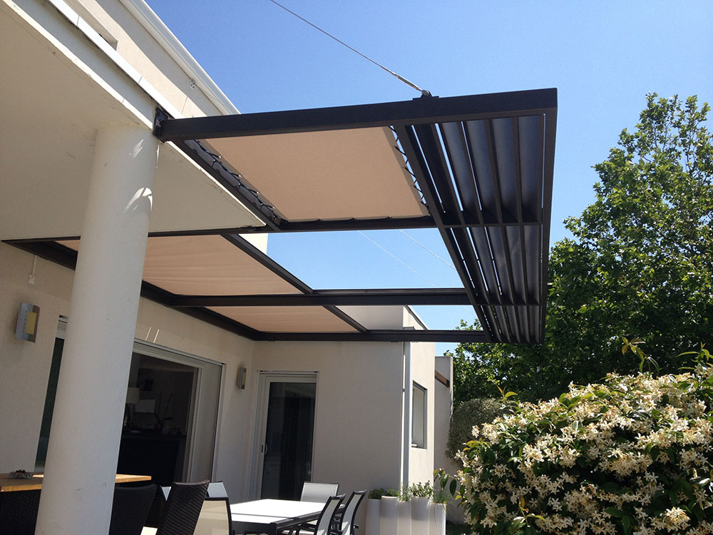 volet en toile pour veranda