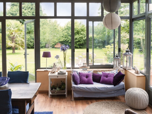 veranda rideau appartement