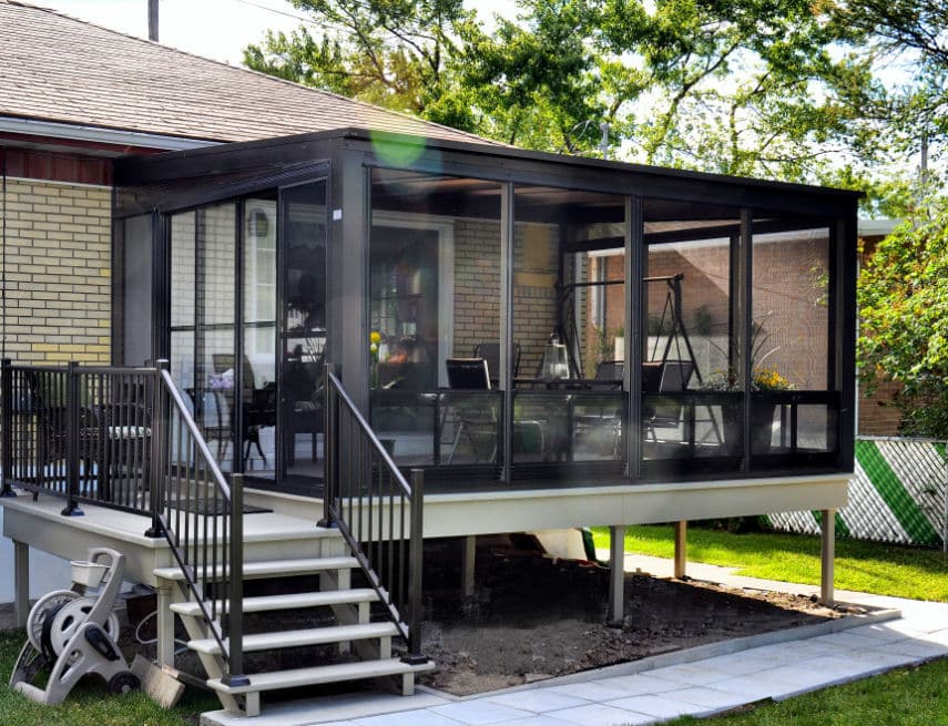 norme pour veranda