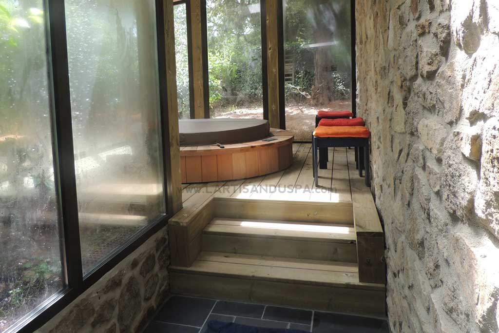 veranda bois cotes d'armor