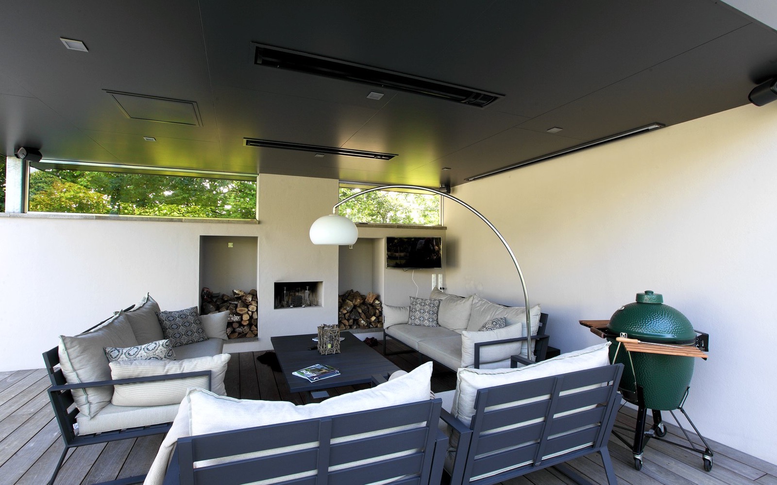 moderne veranda inrichting