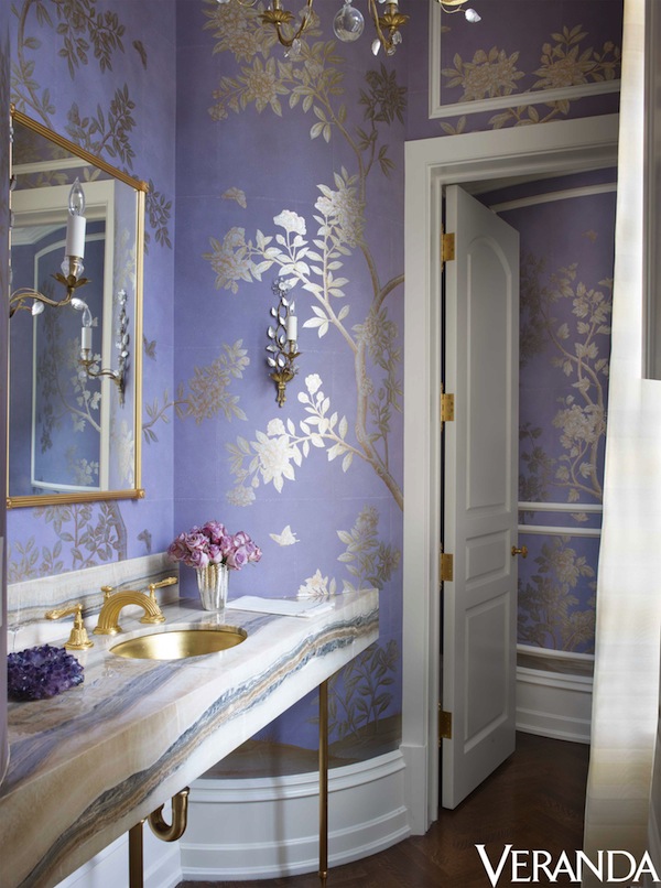 veranda magazine powder rooms