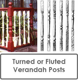 metal verandah posts