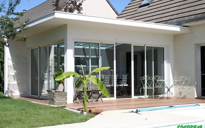 veranda dans le jura