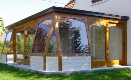 modele veranda en bois