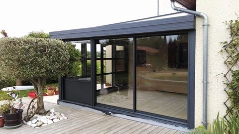 fabriquer veranda toit plat