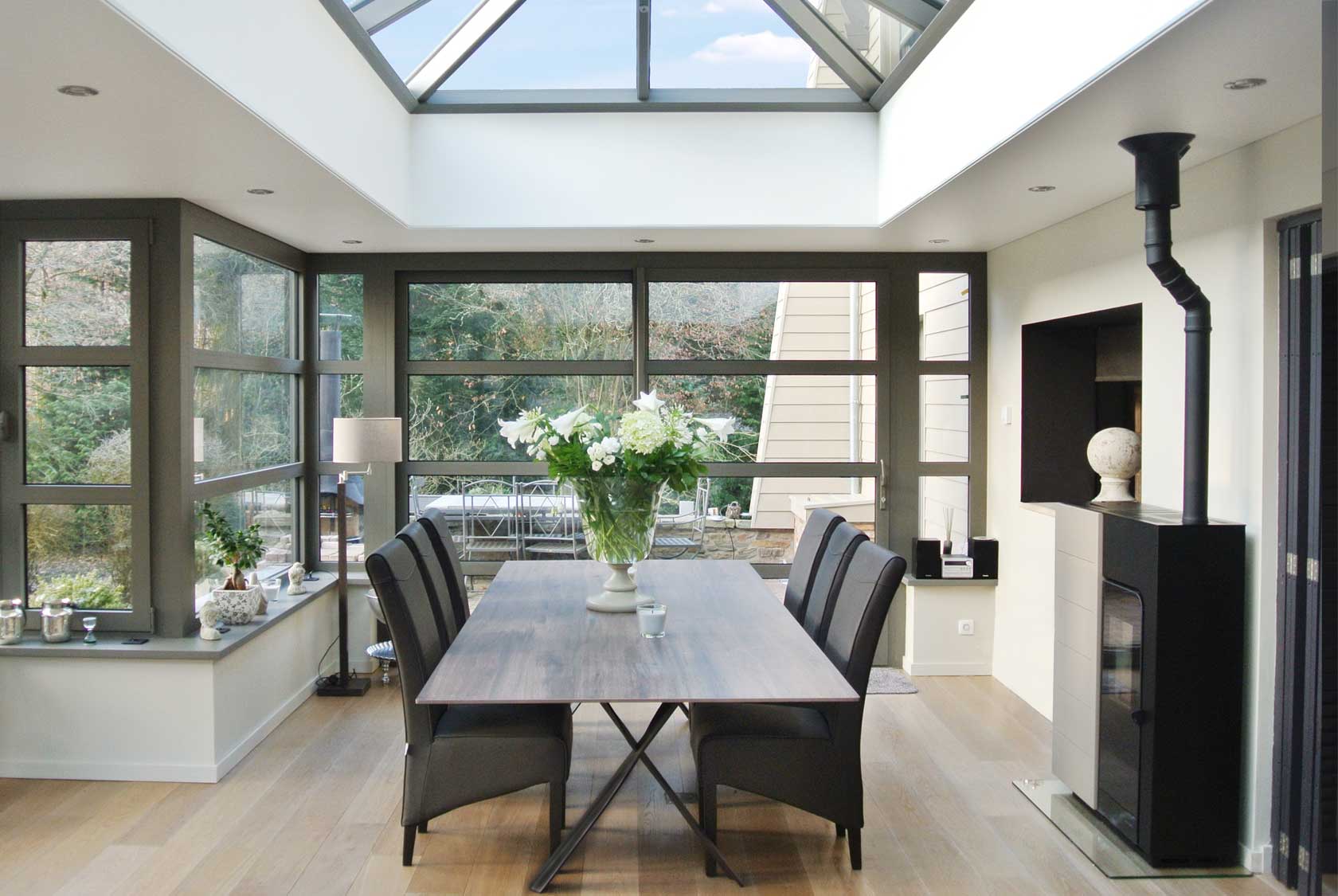 veranda ossature bois belgique
