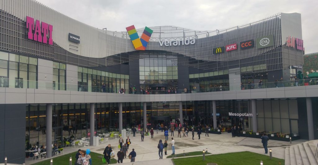 commercial area veranda