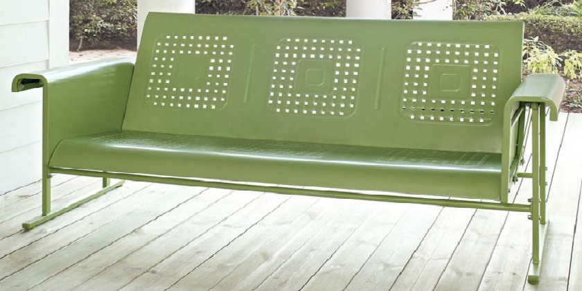 veranda metal glider