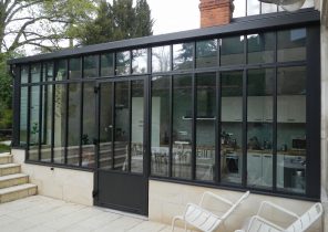 veranda acier aquitaine