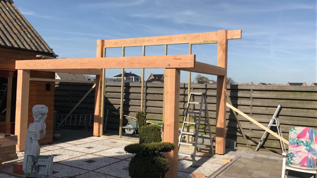 veranda aan garage
