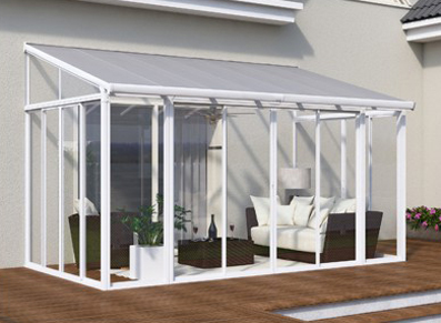 veranda en plexiglas