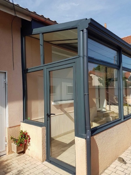 photo veranda gris anthracite