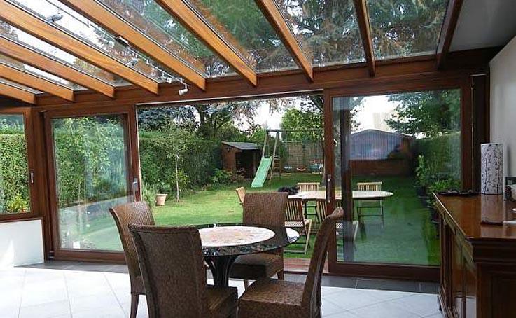 veranda bois exotique