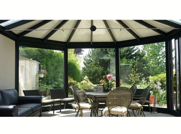 veranda ronde bois