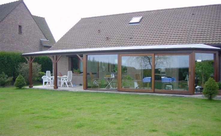 veranda pergola bois