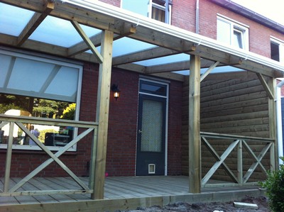 veranda golfplaat