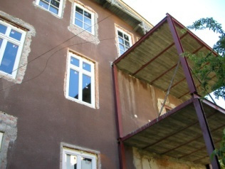 construction veranda acier