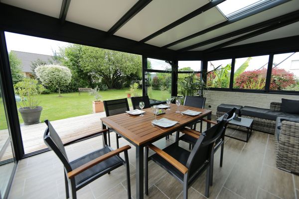 cout d'une veranda concept alu
