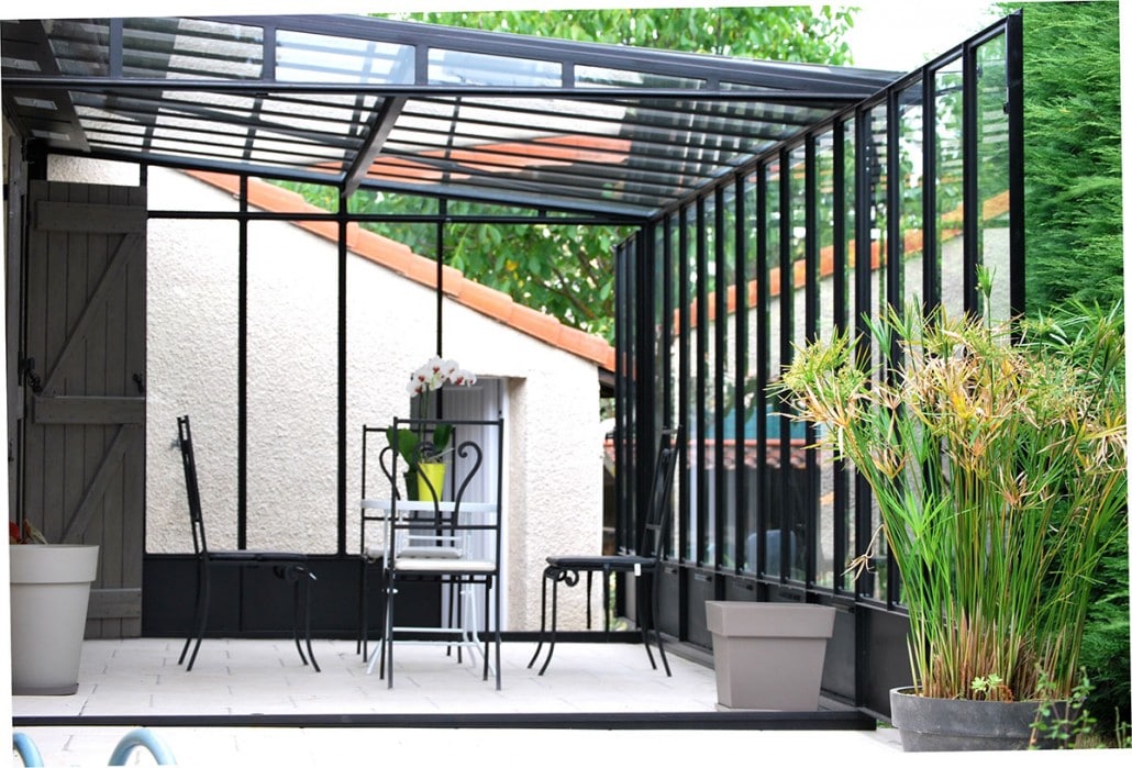 veranda acier morbihan