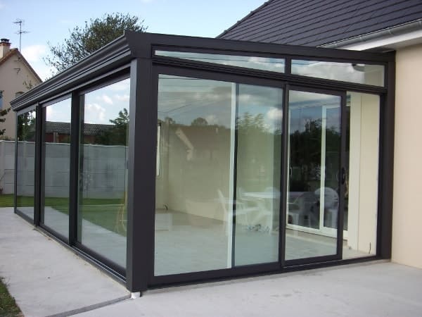 veranda acier en kit