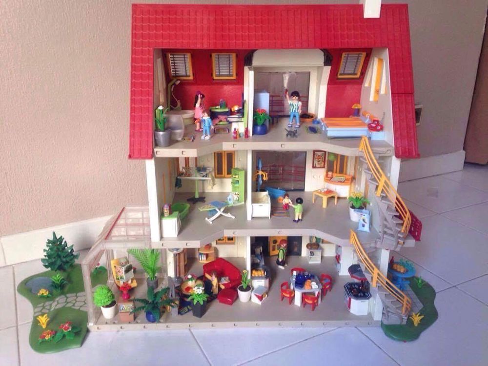 veranda pour villa moderne playmobil
