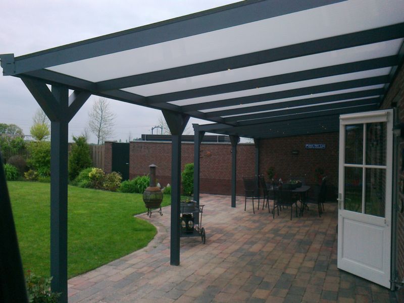 alu veranda zelfbouw