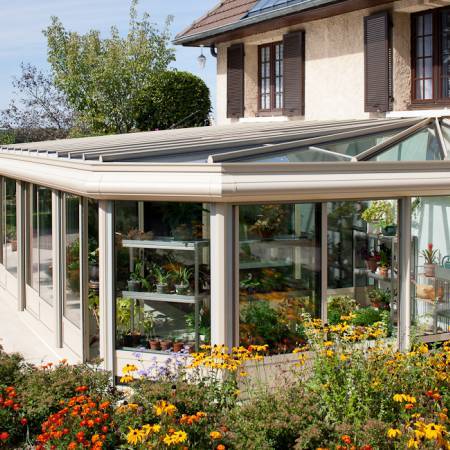 veranda dans le jura